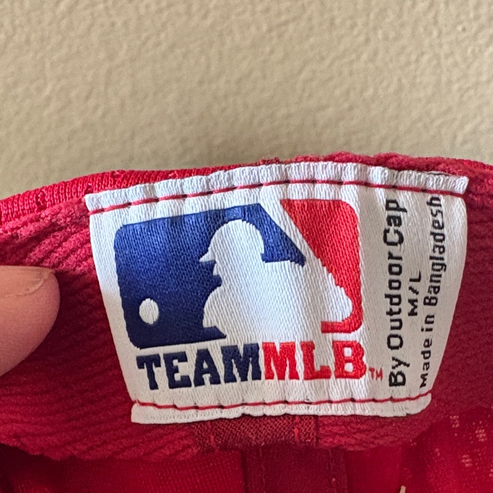 Red Baseball Cap - Picture 4 of 5